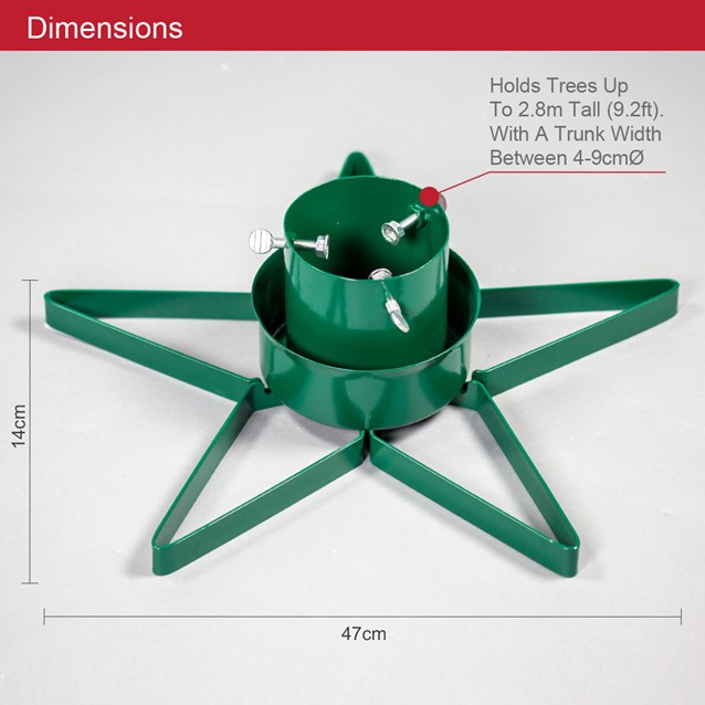 Star Christmas Tree Stand -Green Star Christmas Tree Stand -Green