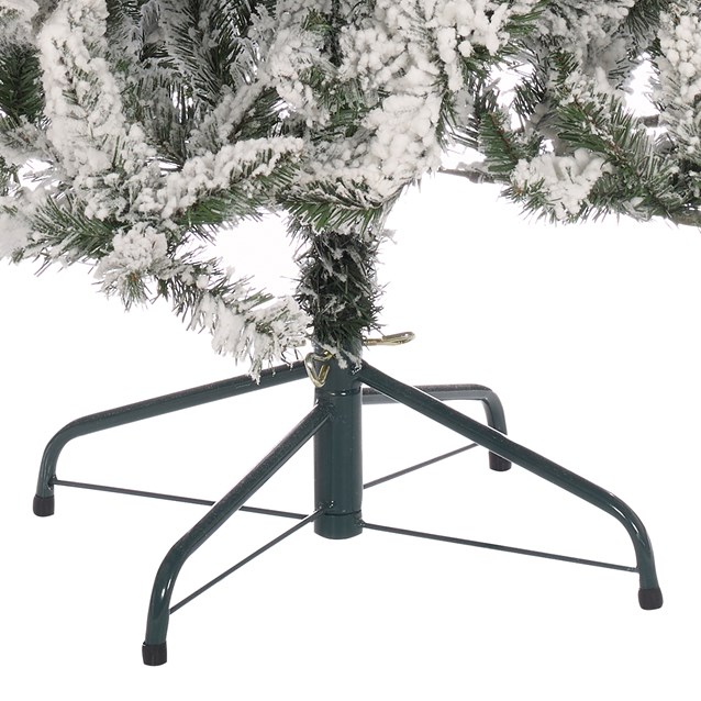 6ft Flocked Pre-Lit Pine Christmas Tree 6ft Flocked Pre-Lit Pine Christmas Tree