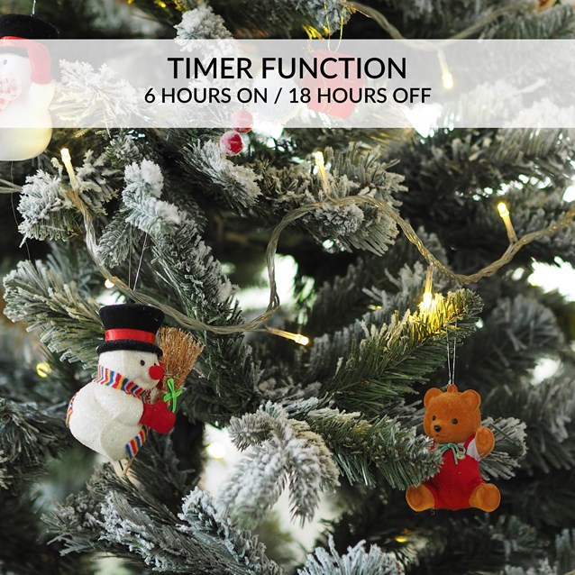 100 LED USB Timer String Light - Warm White 100 LED USB Timer String Light - Warm White