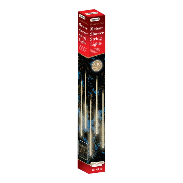 10PC 540LED Meteor Shower Light -Warm White 10PC 540LED Meteor Shower Light -Warm White