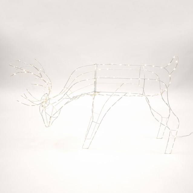 250 LED Light Up Grazing Reindeer - 65cm Tall 250 LED Light Up Grazing Reindeer - 65cm Tall