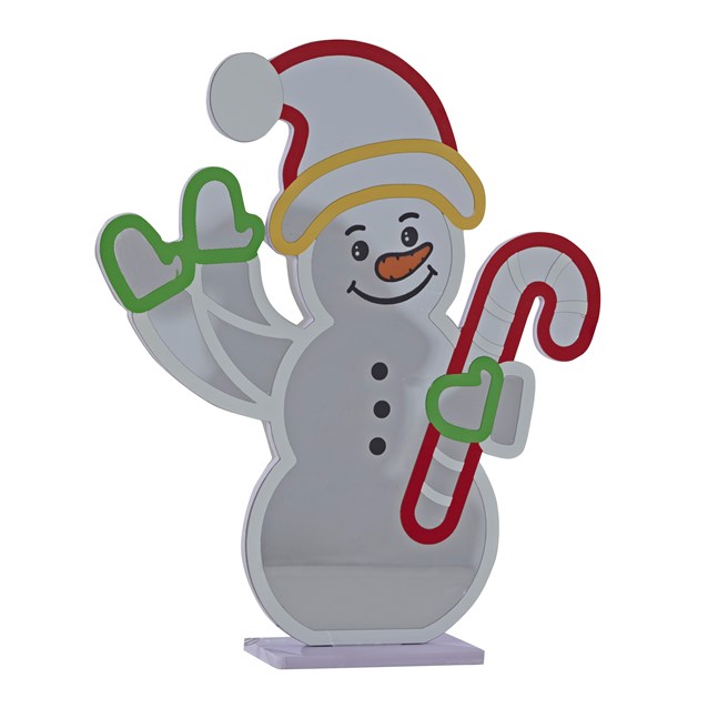 60cm Snowman Infinity waving Hand LED
