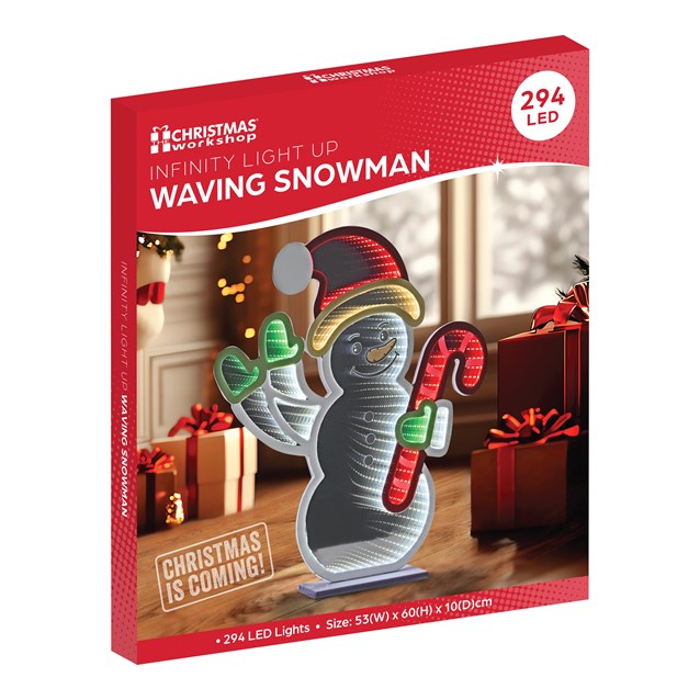 60cm Snowman Infinity waving Hand LED 60cm Snowman Infinity waving Hand LED
