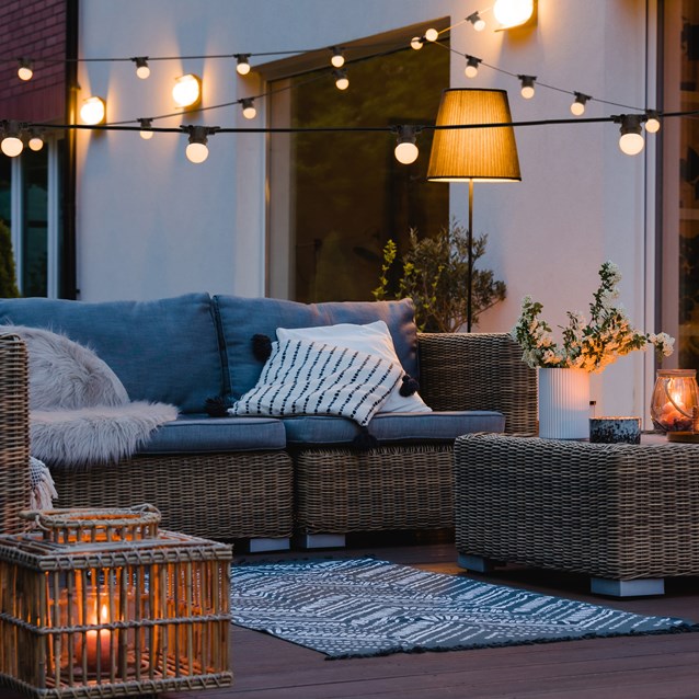 6M E27 Bulb Festoon Lights -20 Sockets -Warm White 6M E27 Bulb Festoon Lights -20 Sockets -Warm White