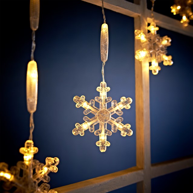2x0.8M Inverted V Snowflake Curtain Light 2x0.8M Inverted V Snowflake Curtain Light