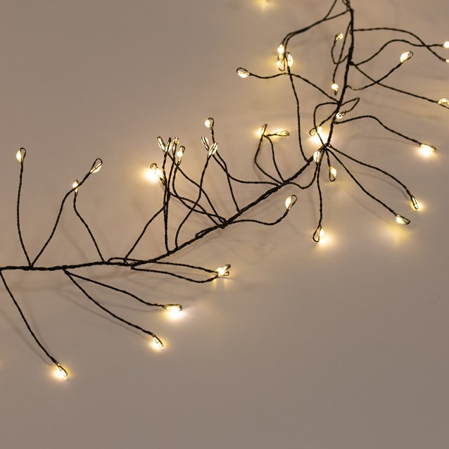 8M 680 Micro LED Green Cluster String Lights-WW 8M 680 Micro LED Green Cluster String Lights-WW