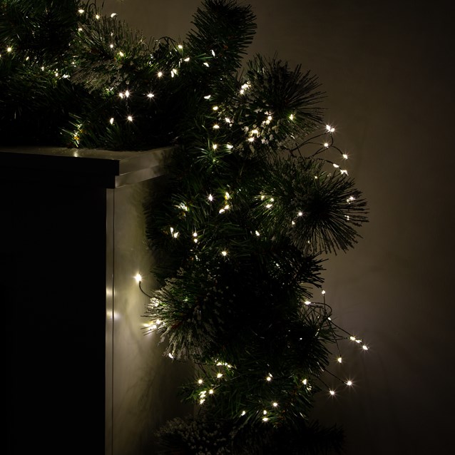 8M 680 Micro LED Green Cluster String Lights-WW 8M 680 Micro LED Green Cluster String Lights-WW