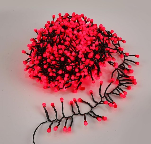 600 Berry Cluster Lights - Red 600 Berry Cluster Lights - Red