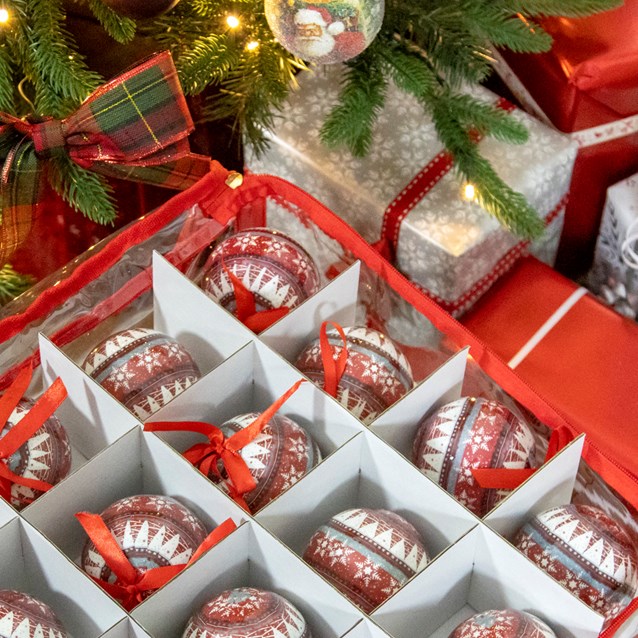 Christmas Bauble Storage Box Holds 64 Baubles Christmas Bauble Storage Box Holds 64 Baubles
