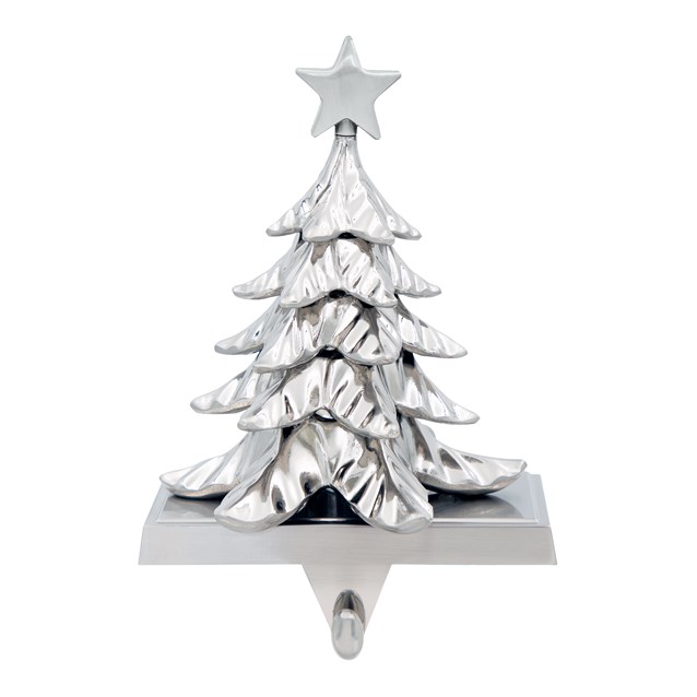 Christmas Tree Stocking Hanging Hook - Silver Christmas Tree Stocking Hanging Hook - Silver