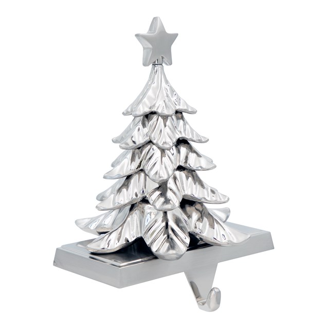Christmas Tree Stocking Hanging Hook - Silver Christmas Tree Stocking Hanging Hook - Silver