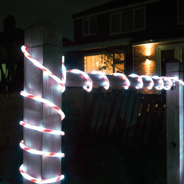 5M 120 LED Candy Cane Rope Lights 5M 120 LED Candy Cane Rope Lights