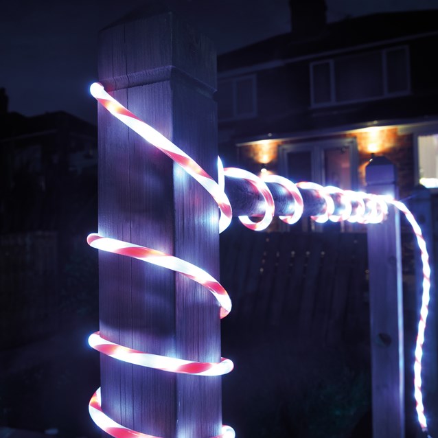 5M 120 LED Candy Cane Rope Lights 5M 120 LED Candy Cane Rope Lights