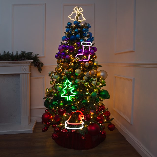 Christmas Hat LED Neon Hanging Sign Light Christmas Hat LED Neon Hanging Sign Light