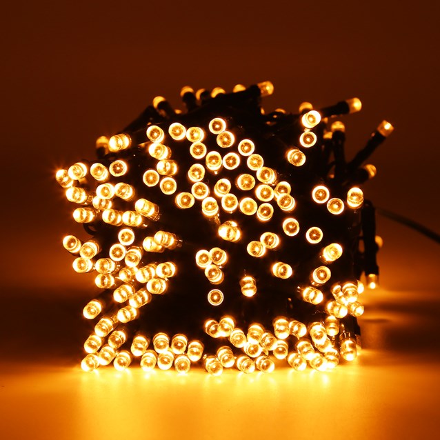 200 LED Chaser Plug In Timer Lts -Warm Gold 200 LED Chaser Plug In Timer Lts -Warm Gold