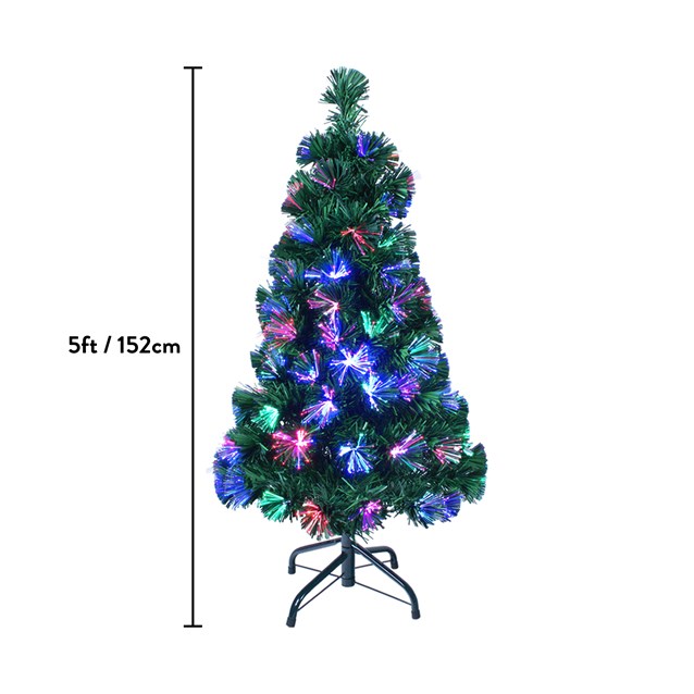 5ft Green Fibre Optic Christmas Tree 5ft Green Fibre Optic Christmas Tree