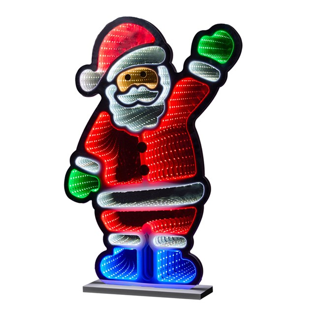 60cm Festive Infinity Santa Light 60cm Festive Infinity Santa Light