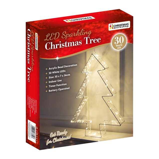 Acrylic Bead Chain Xmas Tree Metal Frame Light Acrylic Bead Chain Xmas Tree Metal Frame Light