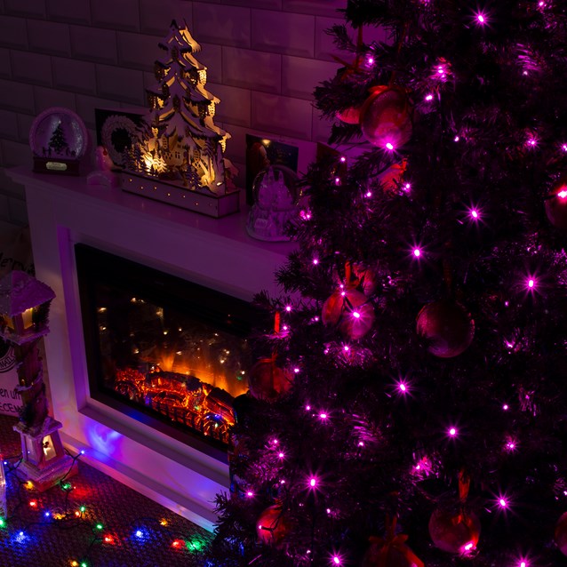 100 LED Pink Chaser Lights 100 LED Pink Chaser Lights