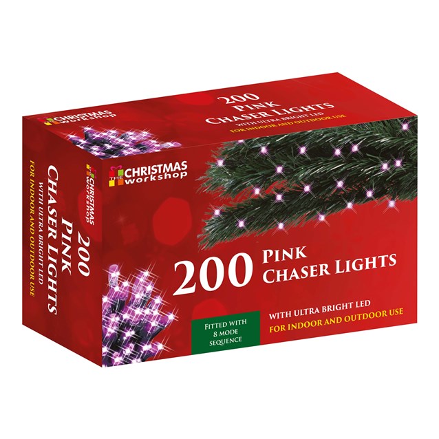 200 LED Pink Chaser Lights 200 LED Pink Chaser Lights
