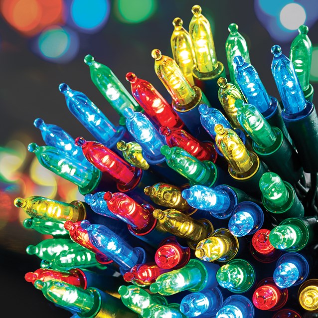 100 Shadeless Multi Colour LED Fairy Lights 100 Shadeless Multi Colour LED Fairy Lights