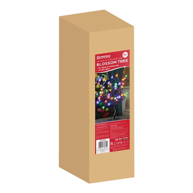 45CM 48 LED Blossom Tree - Multi Coloured 45CM 48 LED Blossom Tree - Multi Coloured