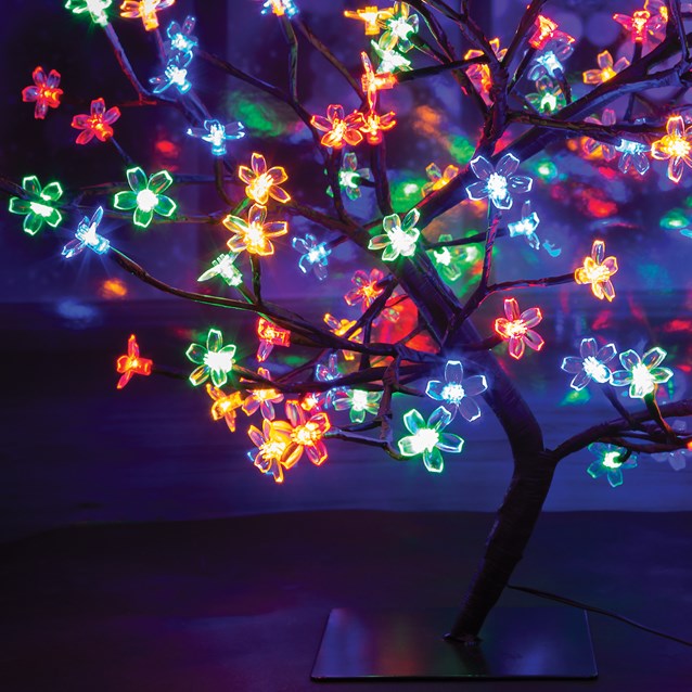 45CM 48 LED Blossom Tree - Multi Coloured 45CM 48 LED Blossom Tree - Multi Coloured