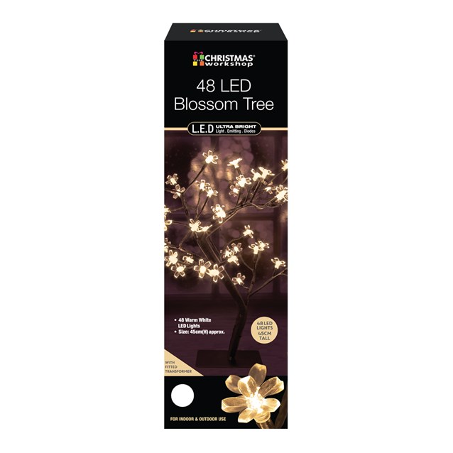 45CM 48 LED Blossom Tree - Warm White