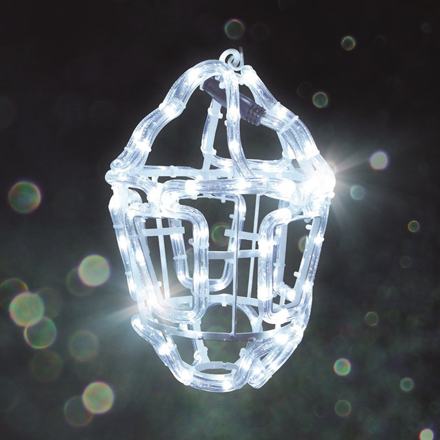 4M Lantern Silhouette LED Rope Light - White 4M Lantern Silhouette LED Rope Light - White