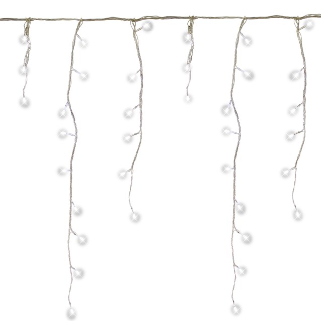 720 LED Icicle Chaser Lights- White 720 LED Icicle Chaser Lights- White