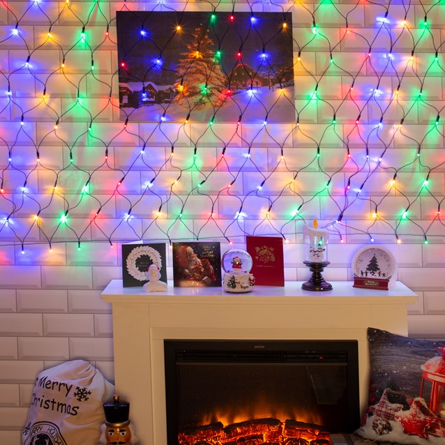 180 LED Net Chaser Lights - Multi Coloured 180 LED Net Chaser Lights - Multi Coloured