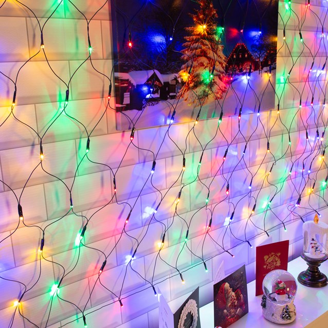 180 LED Net Chaser Lights - Multi Coloured 180 LED Net Chaser Lights - Multi Coloured