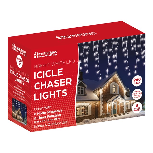 960 LED Icicle Light - White 960 LED Icicle Light - White