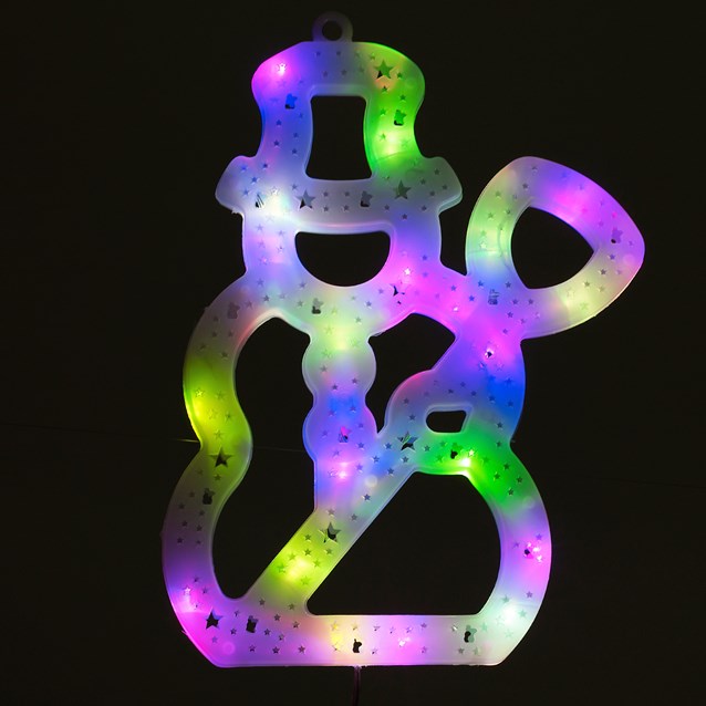 30CM 20LED Colour Window Light - Snowman 30CM 20LED Colour Window Light - Snowman