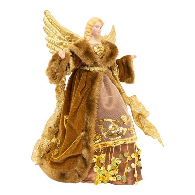 12" Copper Tree Top Angel 12" Copper Tree Top Angel