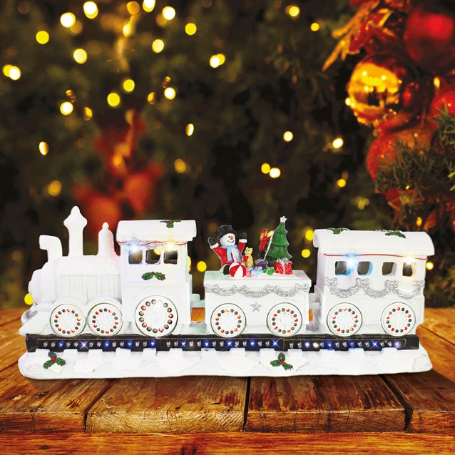 Xmas Train with Flickering LED and Musicals Xmas Train with Flickering LED and Musicals