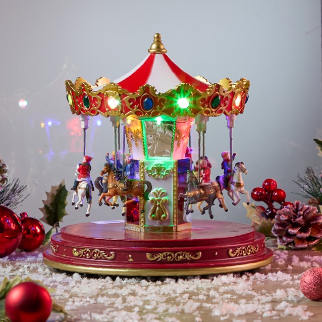 Musical LED Revolving  Up and Down Carousel Musical LED Revolving  Up and Down Carousel