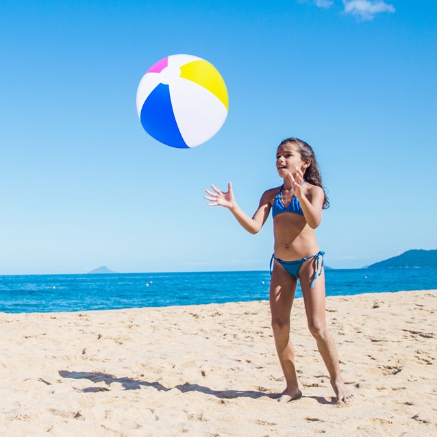 Inflatable 40CM Matte Beach Ball