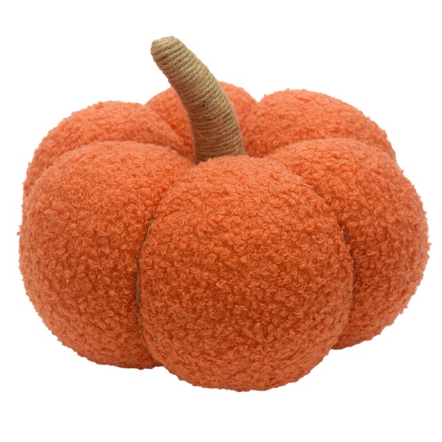 9" Pumpkin Decor - Orange 9" Pumpkin Decor - Orange