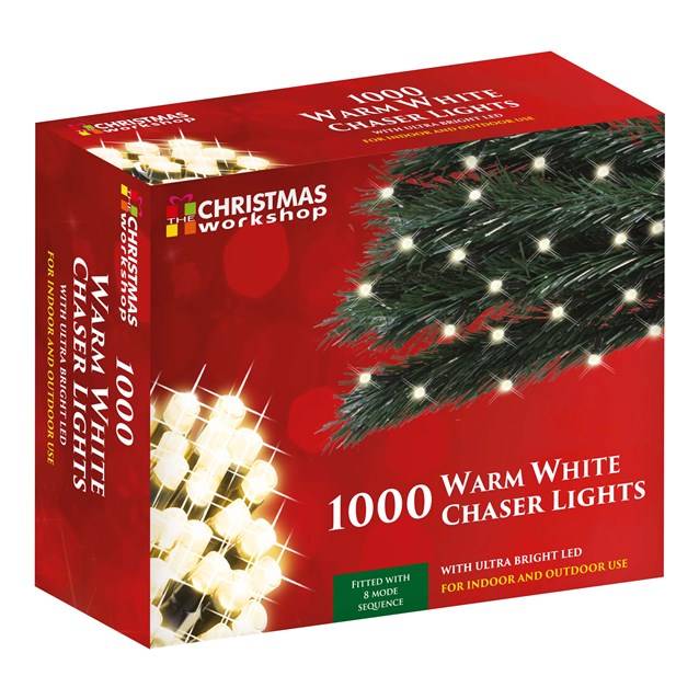 1000 LED Warm White Chaser Lights 1000 LED Warm White Chaser Lights