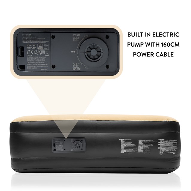 High Raised Queen Airbed + Built-in Pump High Raised Queen Airbed + Built-in Pump