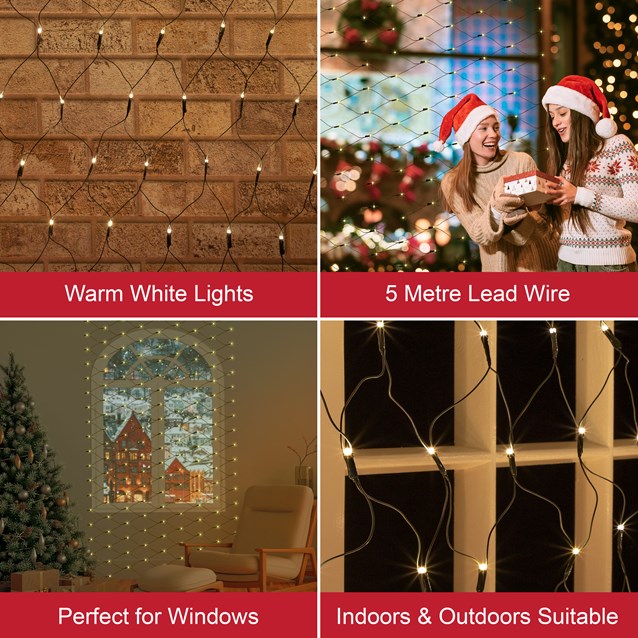 360 LED Net Chaser Lights - Warm White 360 LED Net Chaser Lights - Warm White