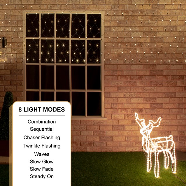 360 LED Net Chaser Lights - Warm White 360 LED Net Chaser Lights - Warm White