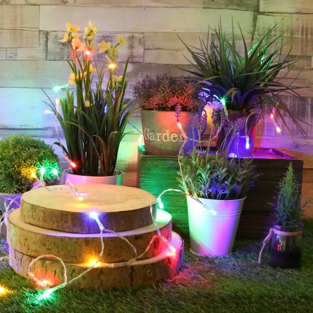 BO 40 LED String Light-12xMulti/6xRed/6xBlue BO 40 LED String Light-12xMulti/6xRed/6xBlue
