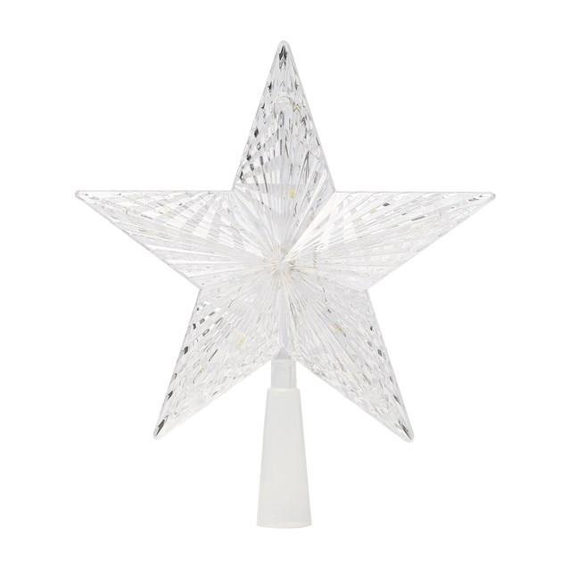 18cm Warm White LED Star Tree Topper 18cm Warm White LED Star Tree Topper