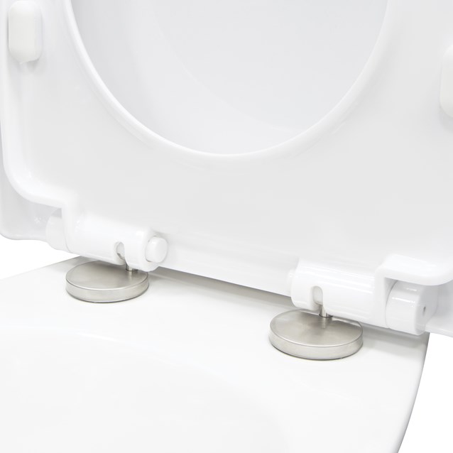 D-Shape Quick Release & Soft Close Toilet Seat