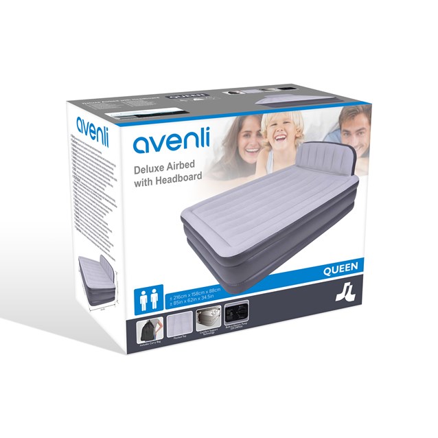 Deluxe Airbed with Headboard Deluxe Airbed with Headboard