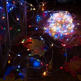100 Micro Solar LED String Light - Multicolour