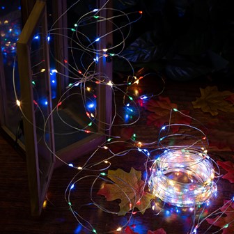 200 Micro Solar LED String Light - Multicolour