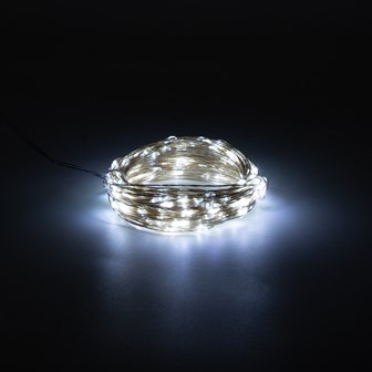 200 Micro Solar LED String Light -Bright White